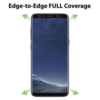 [3 Pack] MEZON Samsung Galaxy S8 Ultra Clear Edge-to-Edge Full Coverage Hydrogel Screen Protector Case Friendly Film