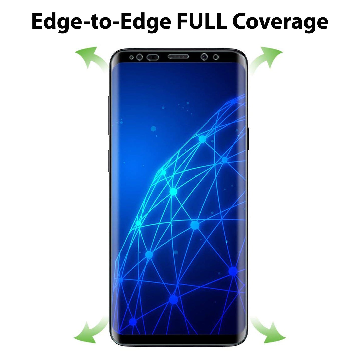 [3 Pack] MEZON Samsung Galaxy S9 Ultra Clear Edge-to-Edge Full Coverage Hydrogel Screen Protector Case Friendly Film