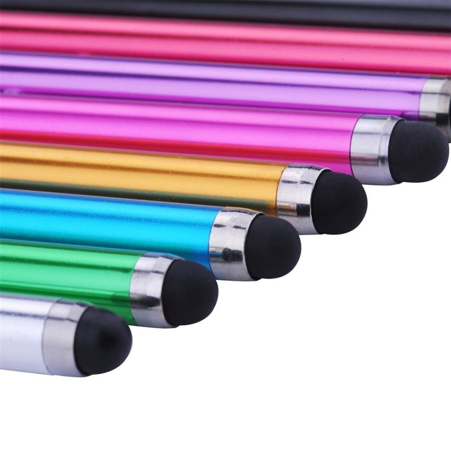 [10 Pack] MEZON Premium Universal Capacitive Touch Screen Stylus Pens – Vibrant Colours, Convenient Size 10cm