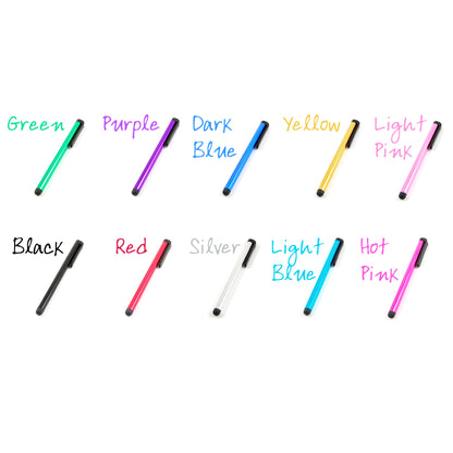 [10 Pack] MEZON Universal Capacitive Touch Screen Stylus Pens – Vibrant Colours, Compatible with All Tablets and Smartphones