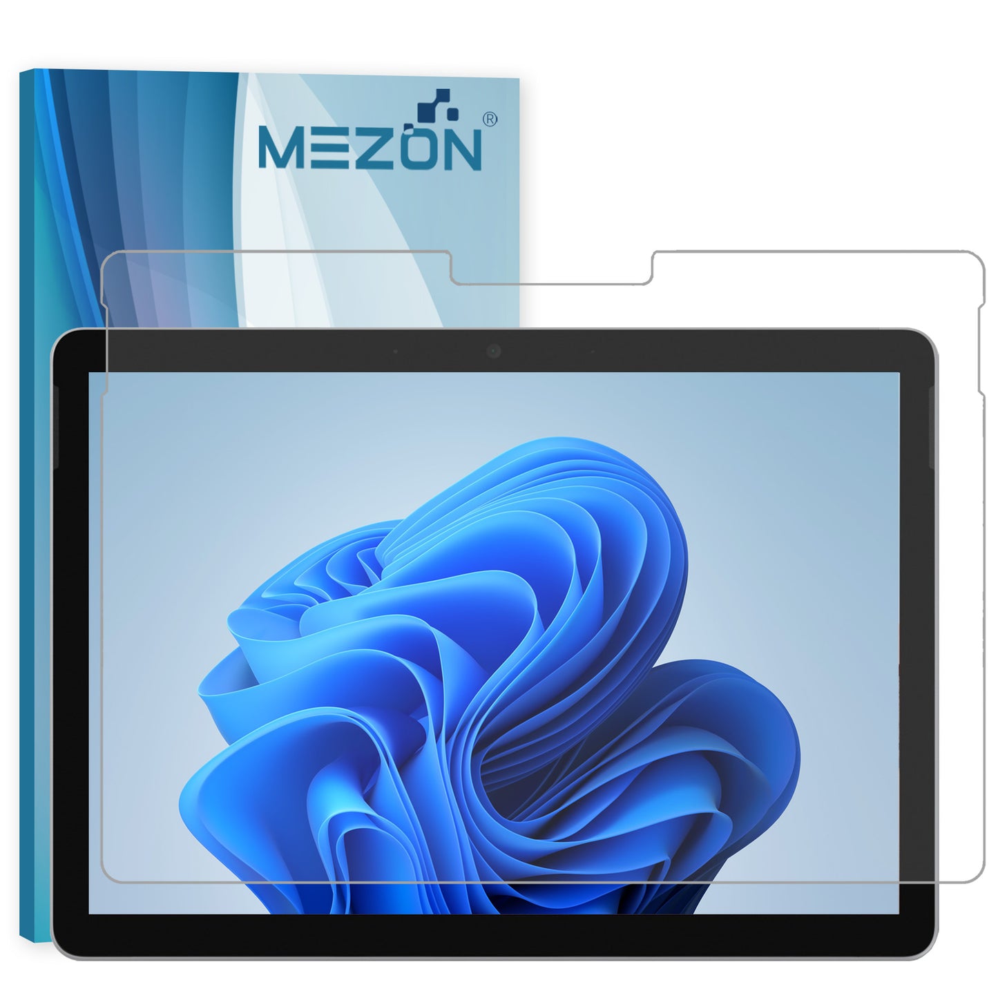 [3 Pack] MEZON Microsoft Surface Go 3 (10.5") Ultra Clear Film Screen Protector – Case and Surface Pen Friendly