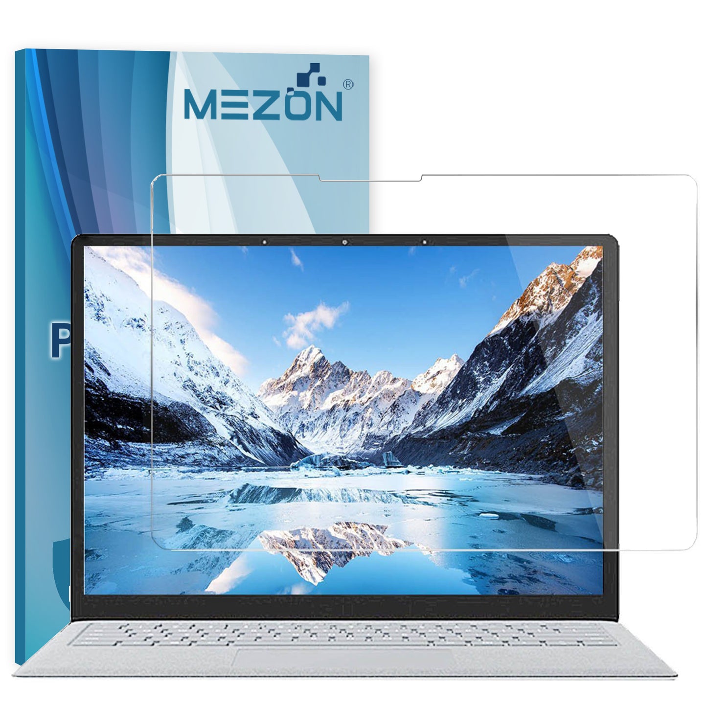 [3 Pack] MEZON Microsoft Surface Laptop 2 (13.5") Ultra Clear Film Screen Protector – Case and Surface Pen Friendly