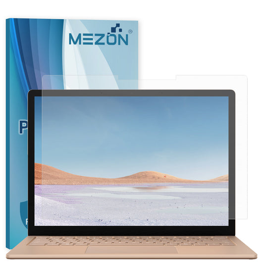[3 Pack] MEZON Microsoft Surface Laptop 4 (13.5") Ultra Clear Film Screen Protector – Case and Surface Pen Friendly