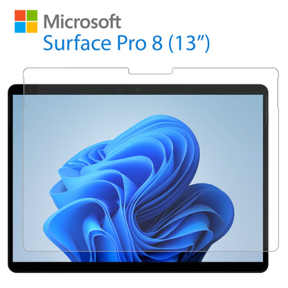 [3 Pack] MEZON Microsoft Surface Pro 8 (13") Ultra Clear Film Screen Protector – Case and Surface Pen Friendly
