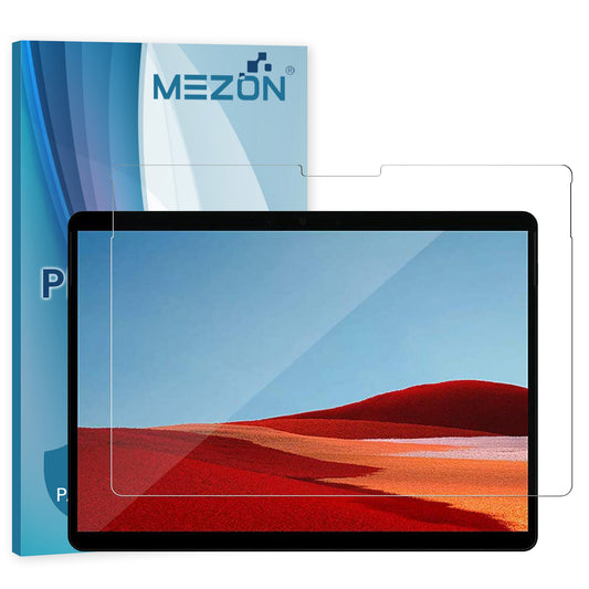 [3 Pack] MEZON Microsoft Surface Pro X (13") Anti-Glare Matte Film Screen Protector – Case and Surface Pen Friendly
