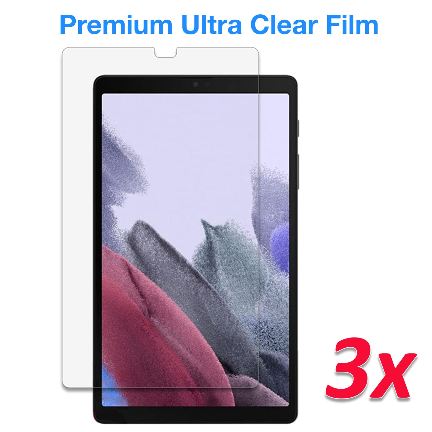 [3 Pack] MEZON Samsung Galaxy Tab A7 Lite 8.7" Ultra Clear Film Screen Protector (SM-T220, T225, Clear)