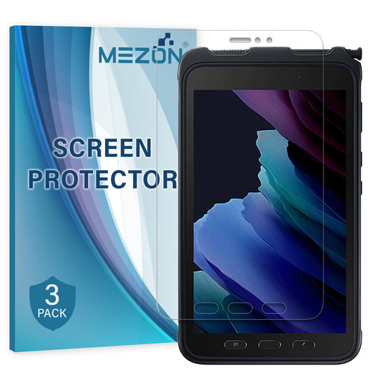 [3 Pack] MEZON Samsung Galaxy Tab Active3 8.0" Ultra Clear Film Screen Protector (SM-T575, Clear)