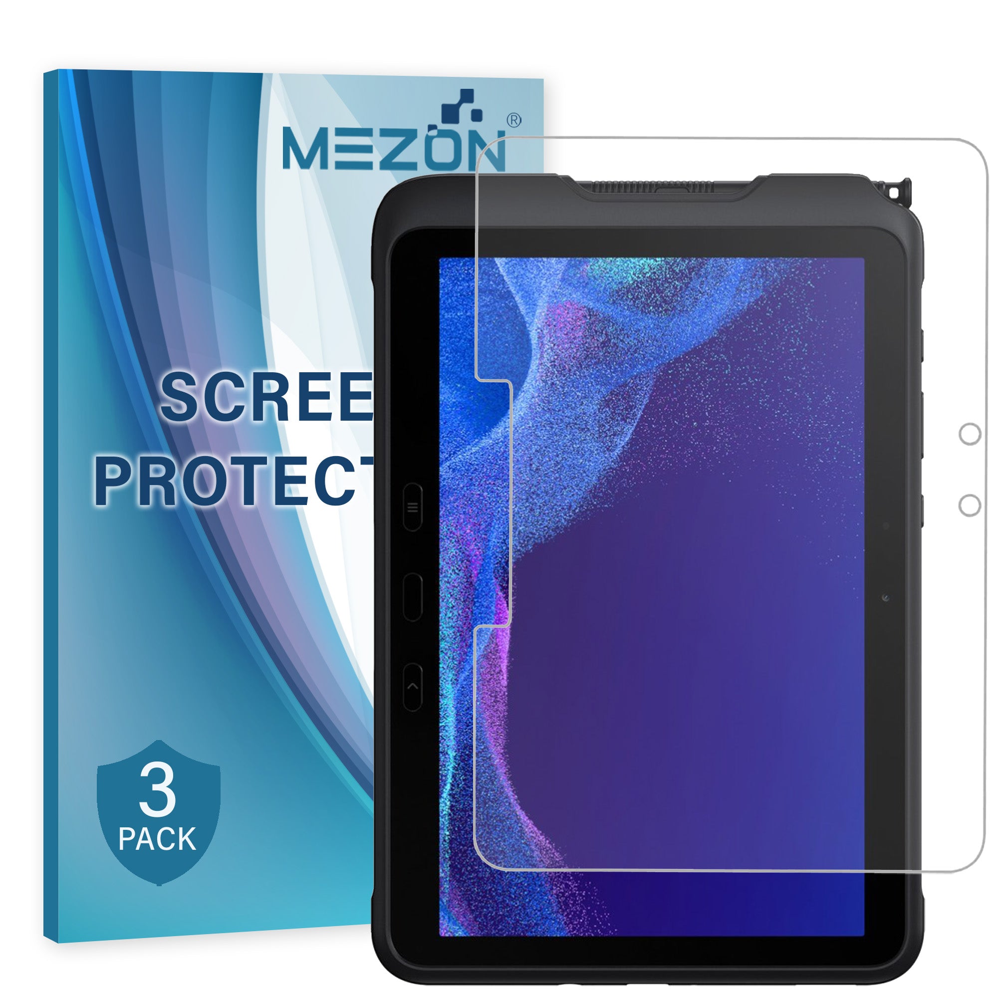 [3 Pack] Samsung Galaxy Tab Active4 Pro 10.1 Ultra Clear Film Screen Protector
