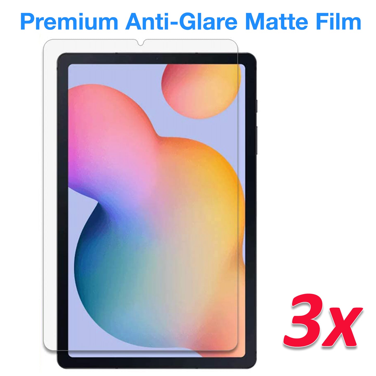 [3 Pack] MEZON Samsung Galaxy Tab S6 Lite 10.4" Anti-Glare Matte Film Screen Protector (SM-P610, P615, Matte)