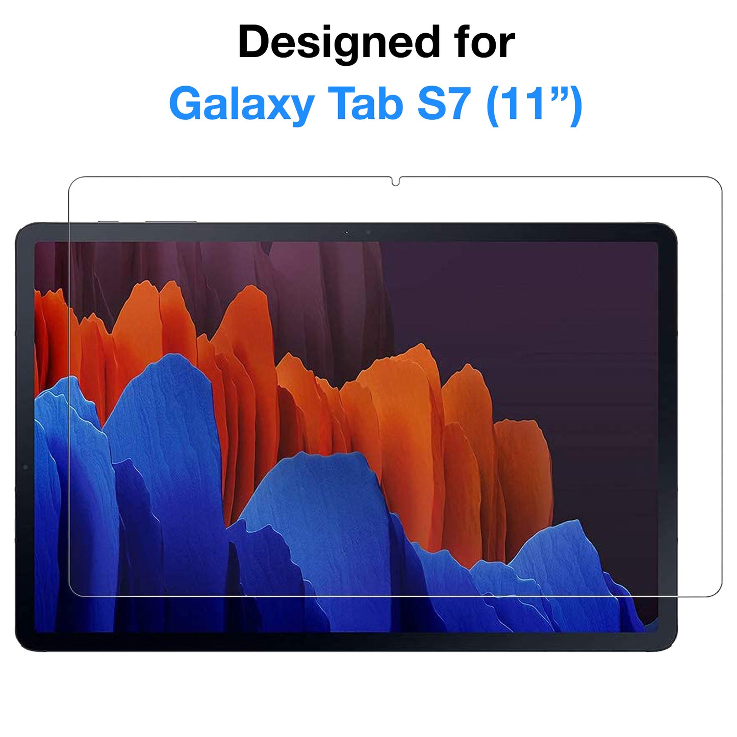 [3 Pack] MEZON Samsung Galaxy Tab S7 11" Anti-Glare Matte Film Screen Protector (SM-T870, T875, Matte)