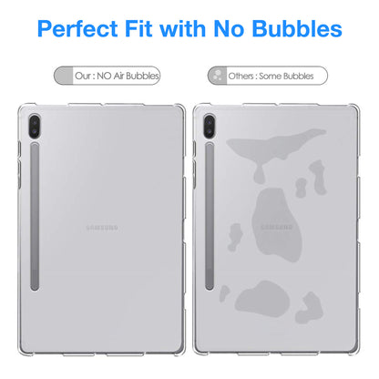MEZON Samsung Galaxy Tab S7+ 12.4" Ultra-Thin Transparent Clear TPU Gel Case (SM-T970, T975)