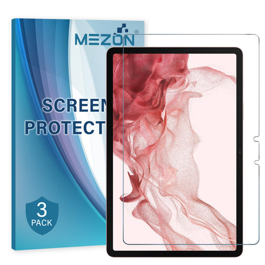 [3 Pack] MEZON Samsung Galaxy Tab S8 (11") Ultra Clear Film Screen Protector (SM-X700, X706, Clear)