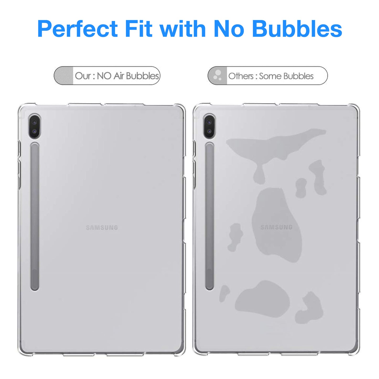 MEZON Samsung Galaxy Tab S8 11" Premium Thin Transparent Clear TPU Gel Case (SM-X700, X706)