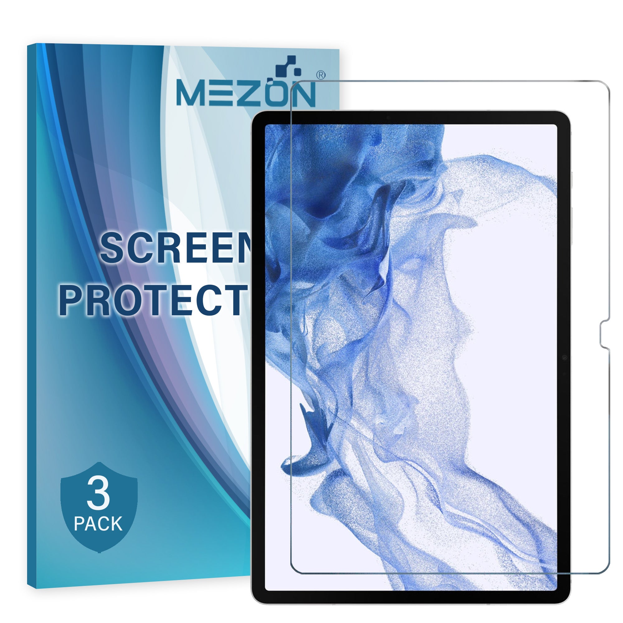 [3 Pack] Samsung Galaxy Tab S8+ 12.4 Ultra Clear Film Screen Protector