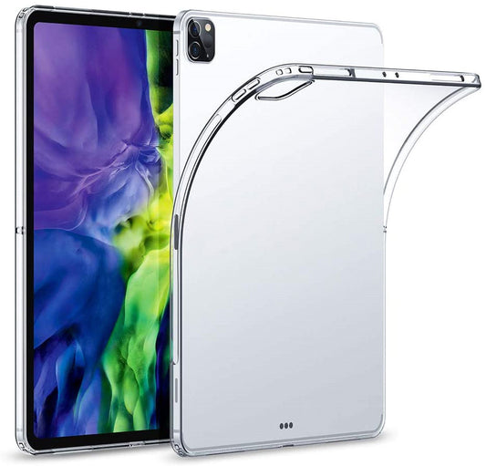MEZON Apple iPad Pro 11" M2 (2022) Crystal Clear Transparent Ultra Slim Soft TPU Gel Back Case Keyboard Compatible