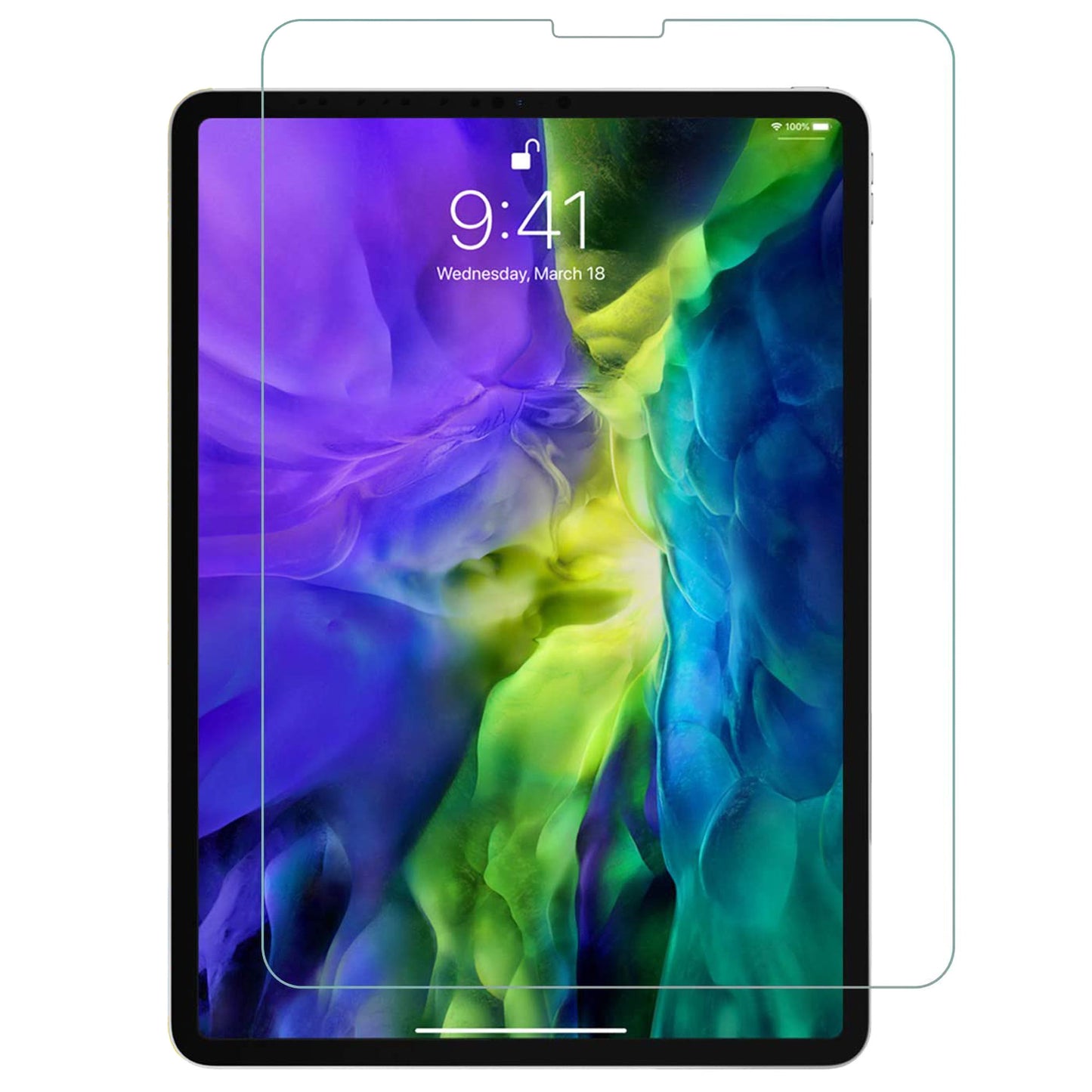 [3 Pack] MEZON Apple iPad Pro 11" 2020 Anti-Glare Matte Film Case and Pencil Friendly Screen Protector (iPad Pro 11", Matte)