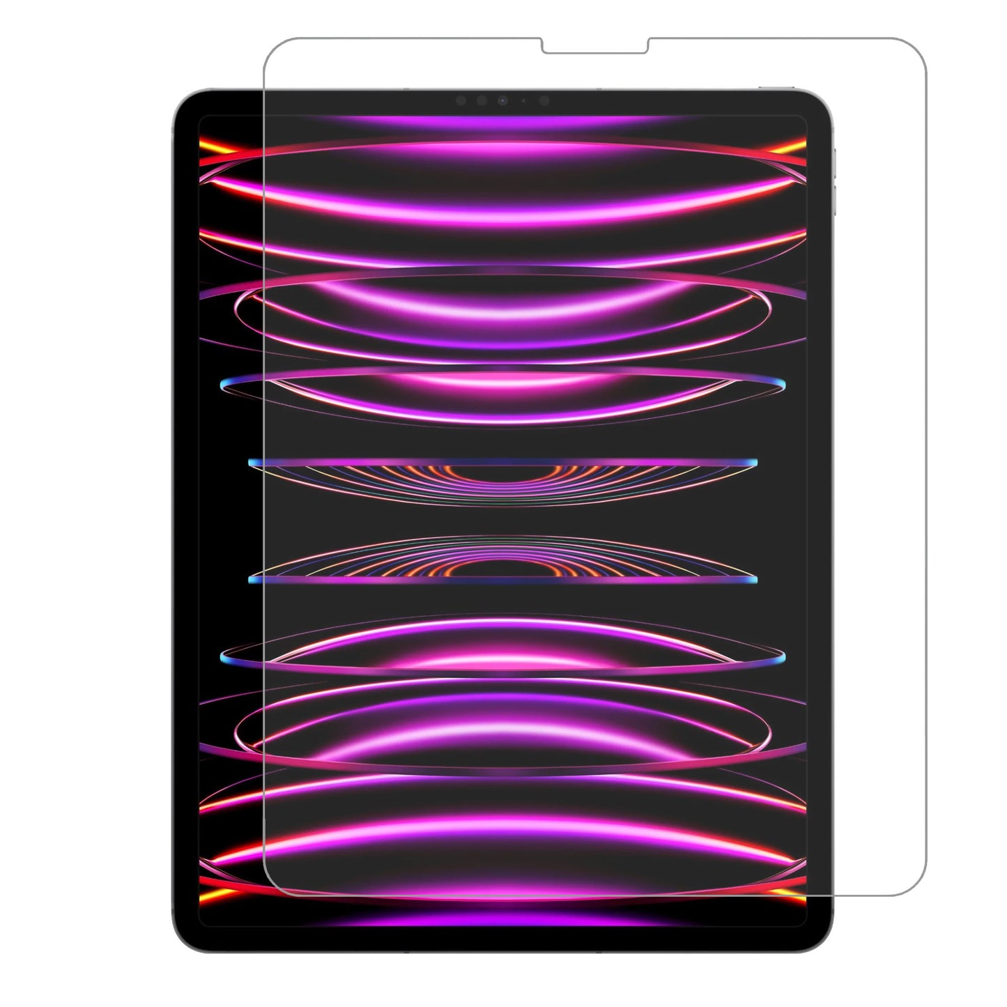 [3 Pack] MEZON Apple iPad Pro 12.9" M2 2022 Ultra Clear Film Case and Pencil Friendly Screen Protector