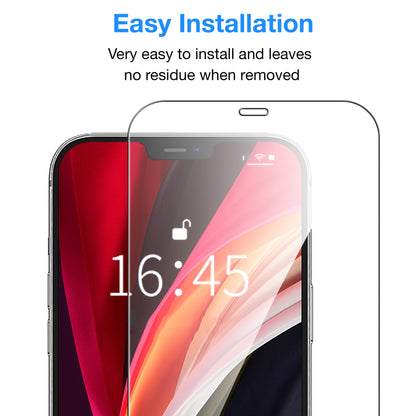 [2 Pack] MEZON Apple iPhone 12 Mini (5.4") Tempered Glass Crystal Clear Premium 9H HD Case Friendly Screen Protector