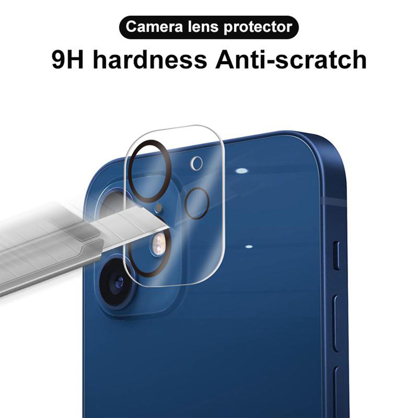 [2 Pack] MEZON Camera Lens Tempered Glass for iPhone 13 Pro Max (6.7") Premium Full Coverage – No Whitening from Flash