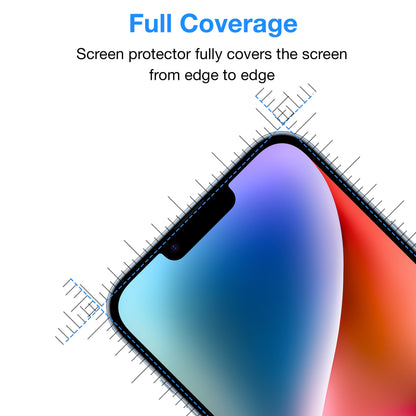 [2 Pack] MEZON Privacy Anti-Spy Full Coverage iPhone 14 Plus (6.7") Tempered Glass Premium 9H HD Screen Protectors