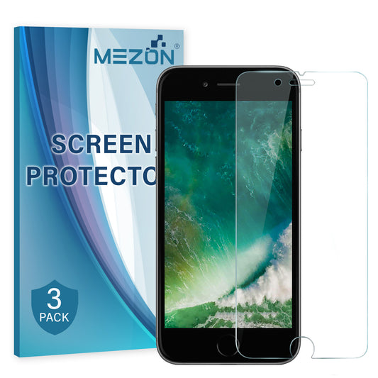 [3 Pack] MEZON Apple iPhone SE 2020 (4.7") Anti-Glare Matte Screen Protector Case Friendly Film (iPhone SE 2020, Matte)